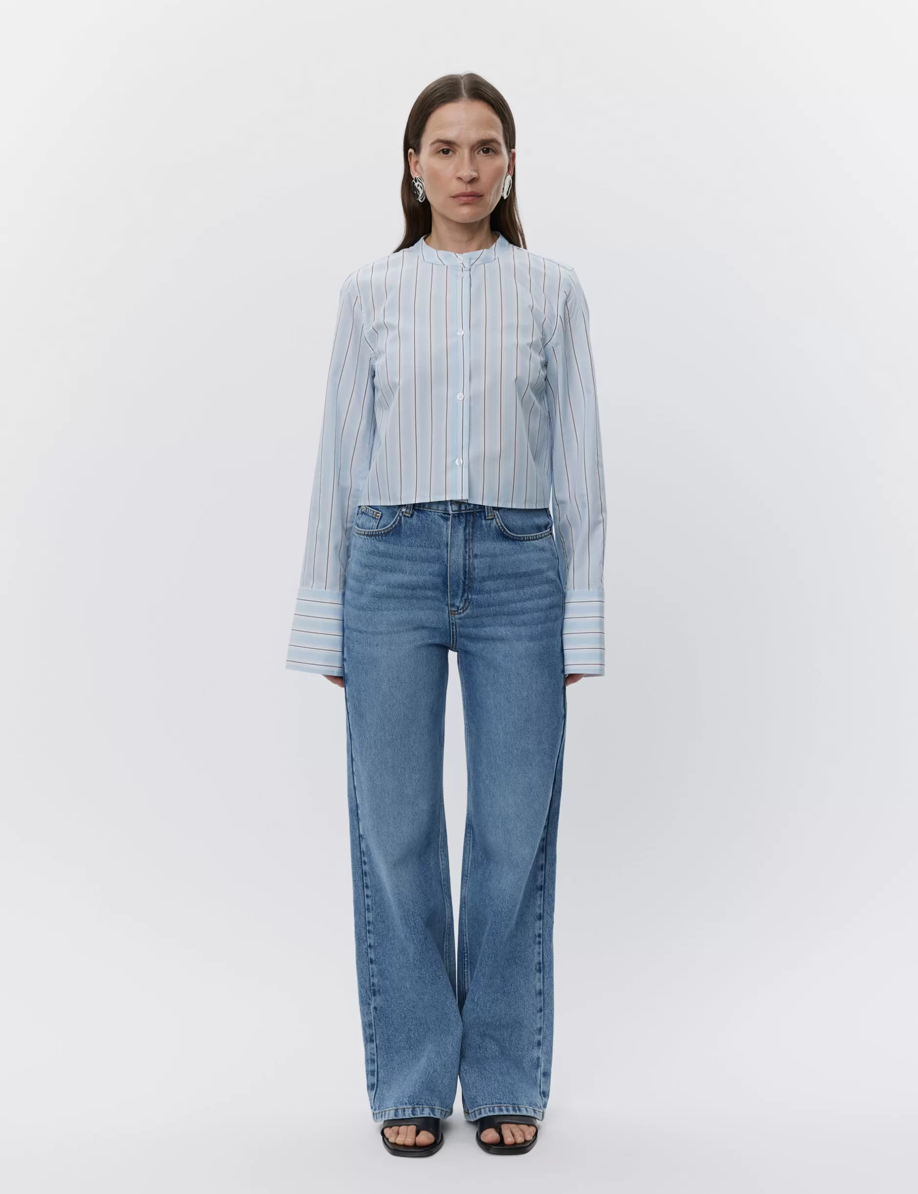 DAY Birger et Mikkelsen Skjorter & Bluser*Alexi - Classic Stripe RD - LIGHT BLUE