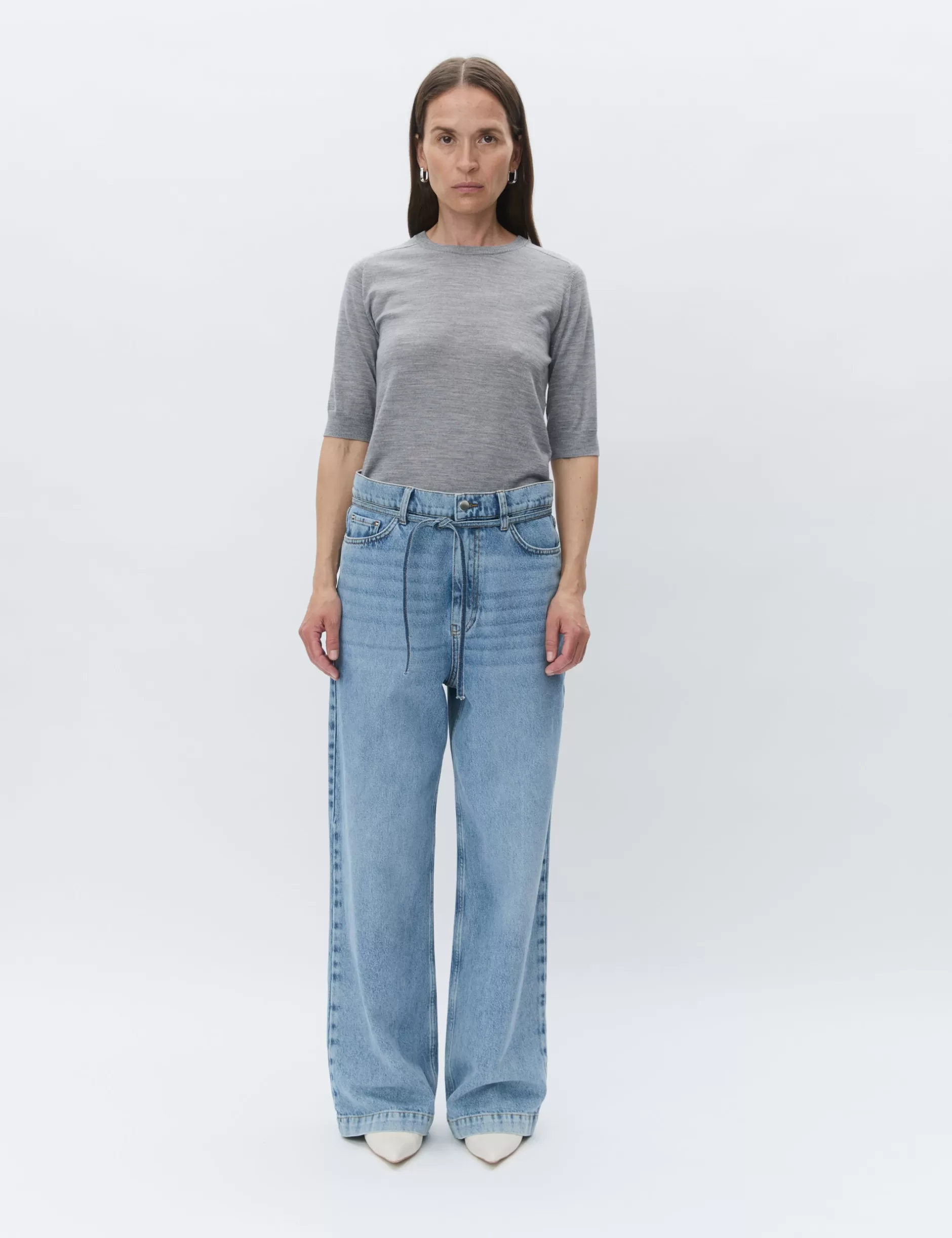 DAY Birger et Mikkelsen Strik*Carolina - Daily Elements - MEDIUM GREY MELANGE