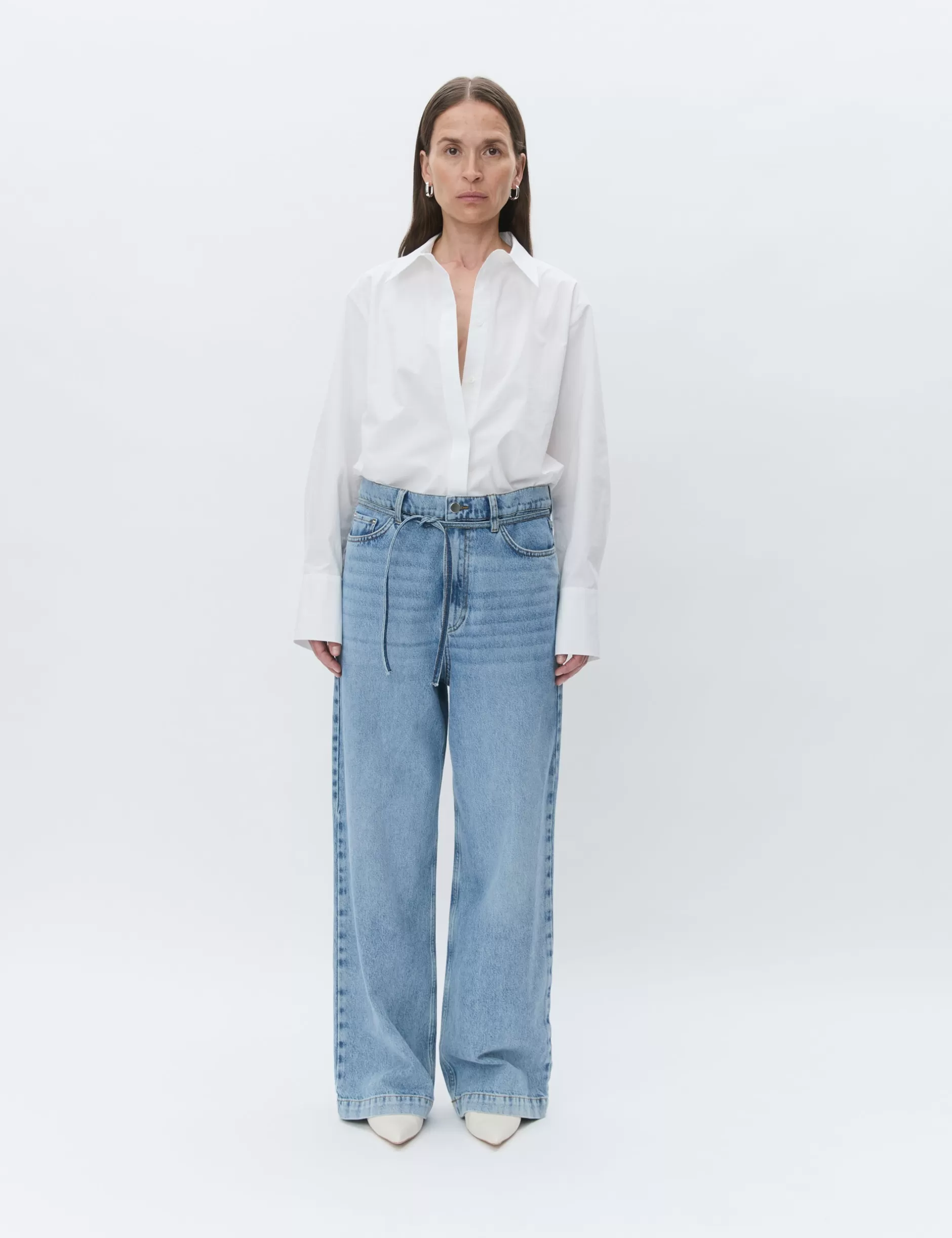 DAY Birger et Mikkelsen Skjorter & Bluser*Christiane - Solid Cotton RD - BRIGHT WHITE