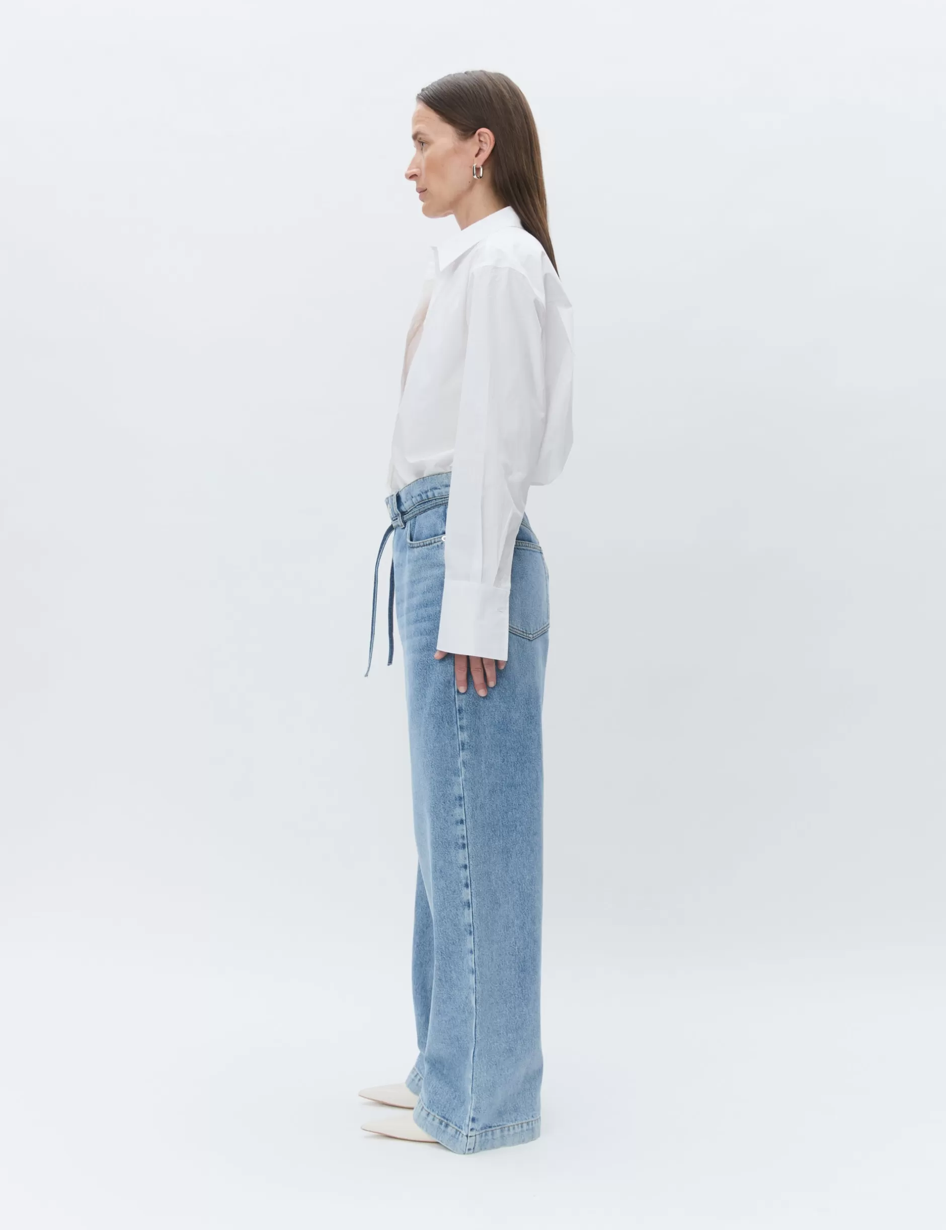 DAY Birger et Mikkelsen Skjorter & Bluser*Christiane - Solid Cotton RD - BRIGHT WHITE