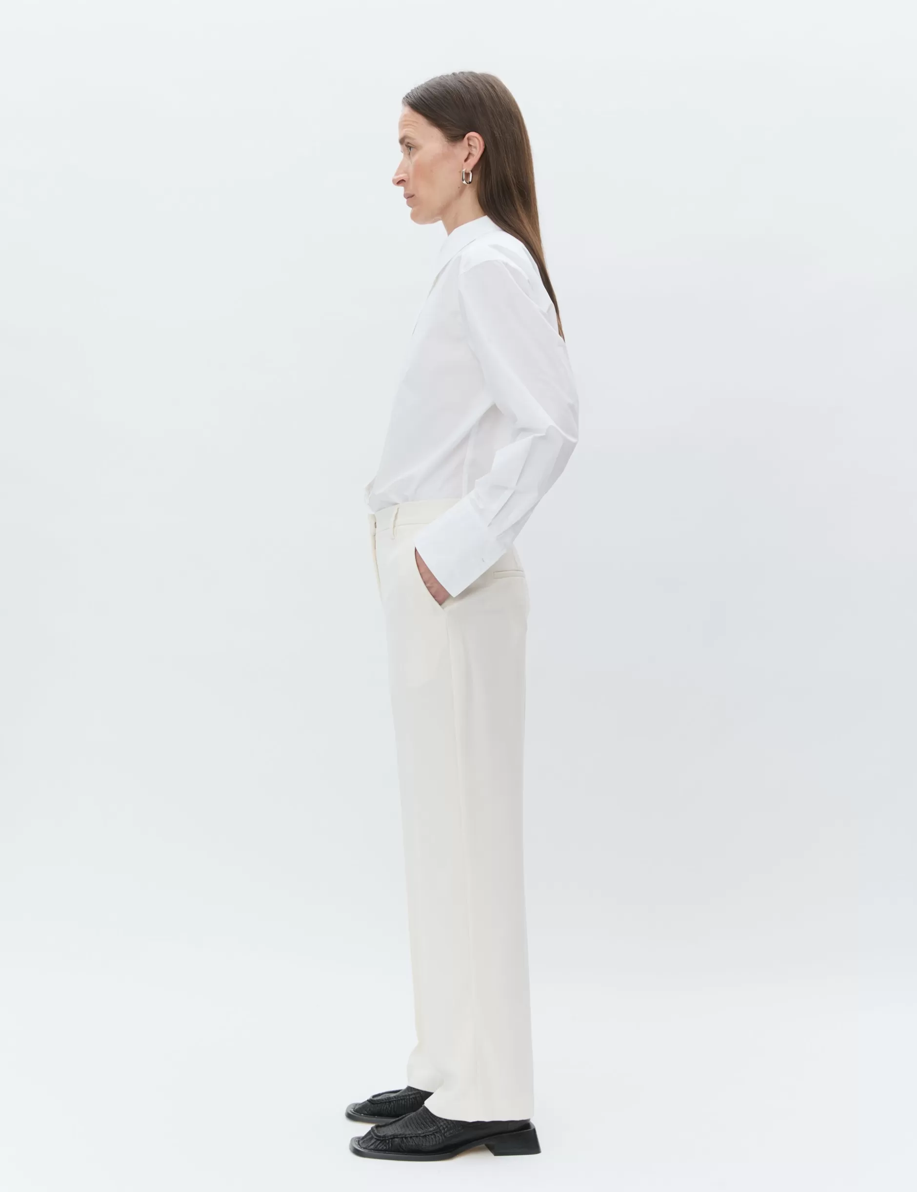 DAY Birger et Mikkelsen Bukser & Shorts*Classic Lady - Classic Gabardine - Ivory Shade