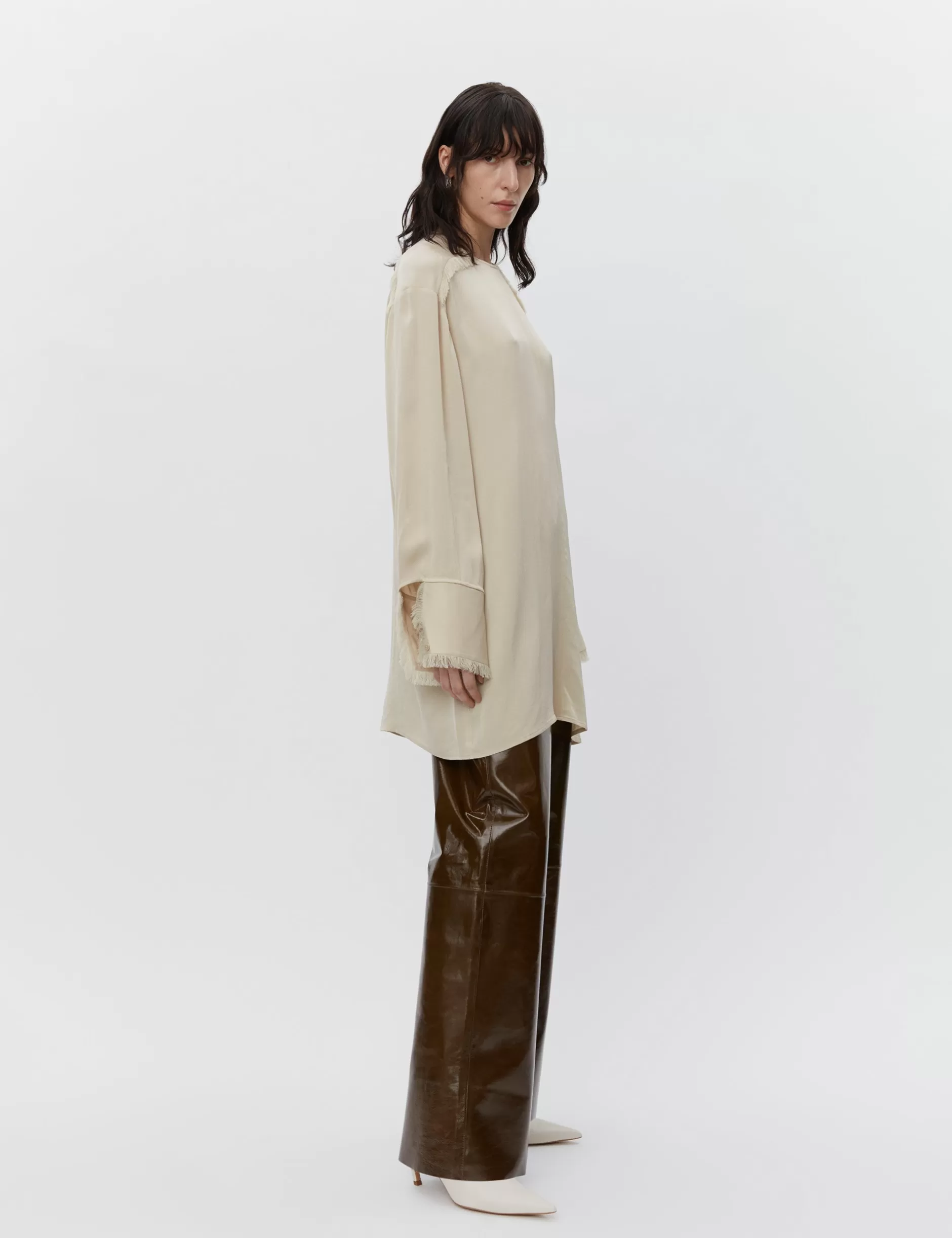DAY Birger et Mikkelsen Skjorter & Bluser*Debbie - Matte Crepe - BROWN RICE