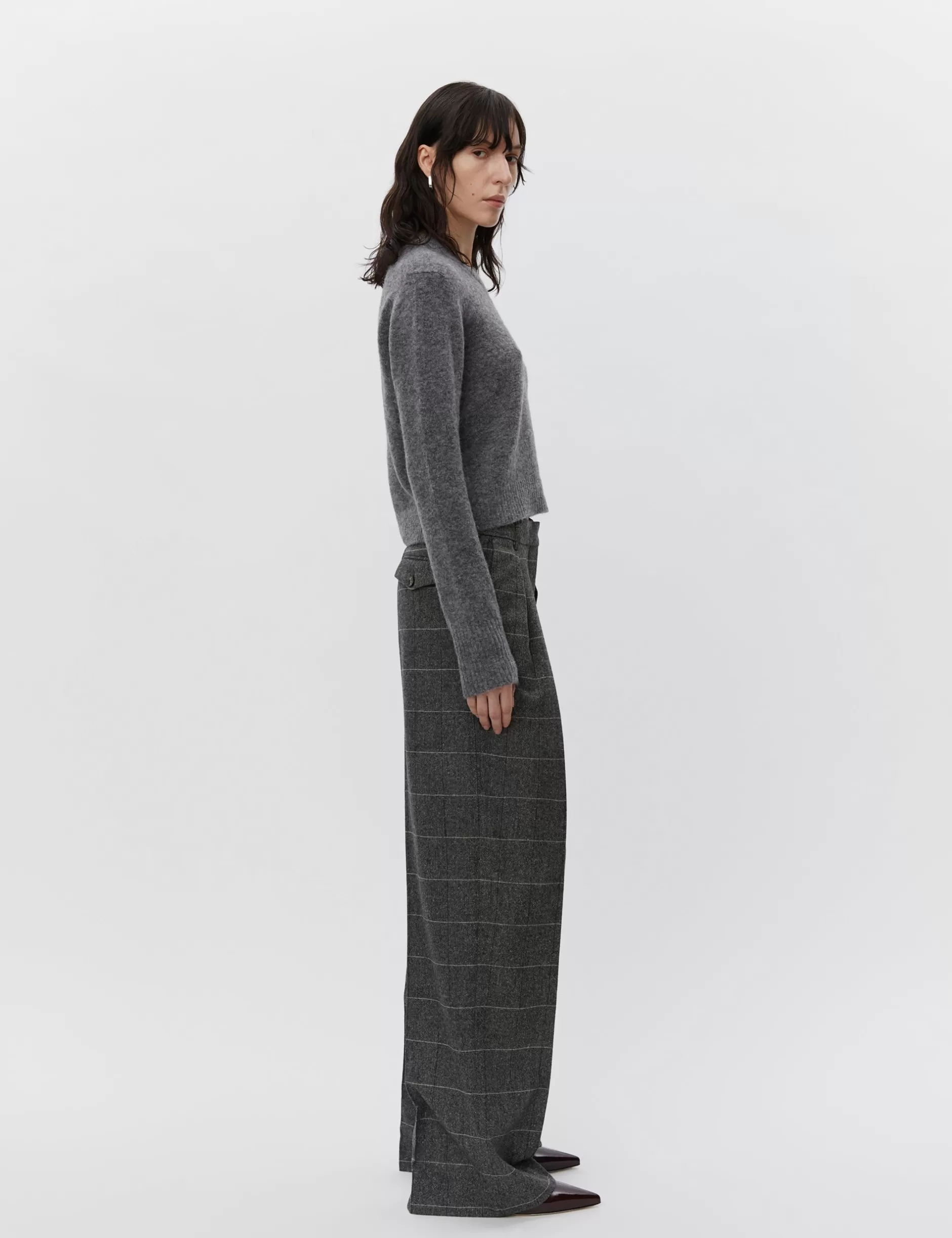 DAY Birger et Mikkelsen Bukser & Shorts*Enzo - All Time Check - GREY MELANGE