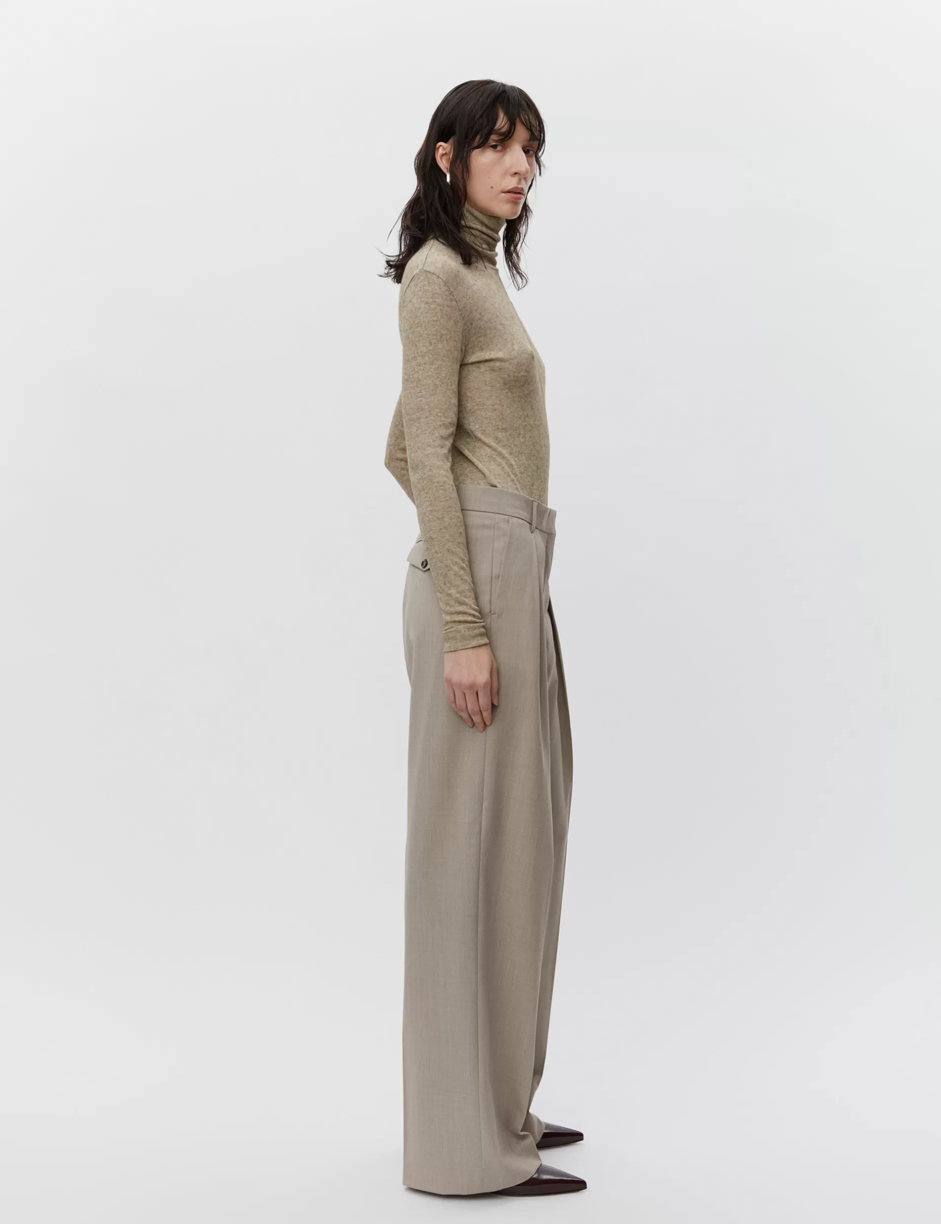 DAY Birger et Mikkelsen Bukser & Shorts*Enzo - Classic Wool Blend - PETRIFIED OAK MELANGE