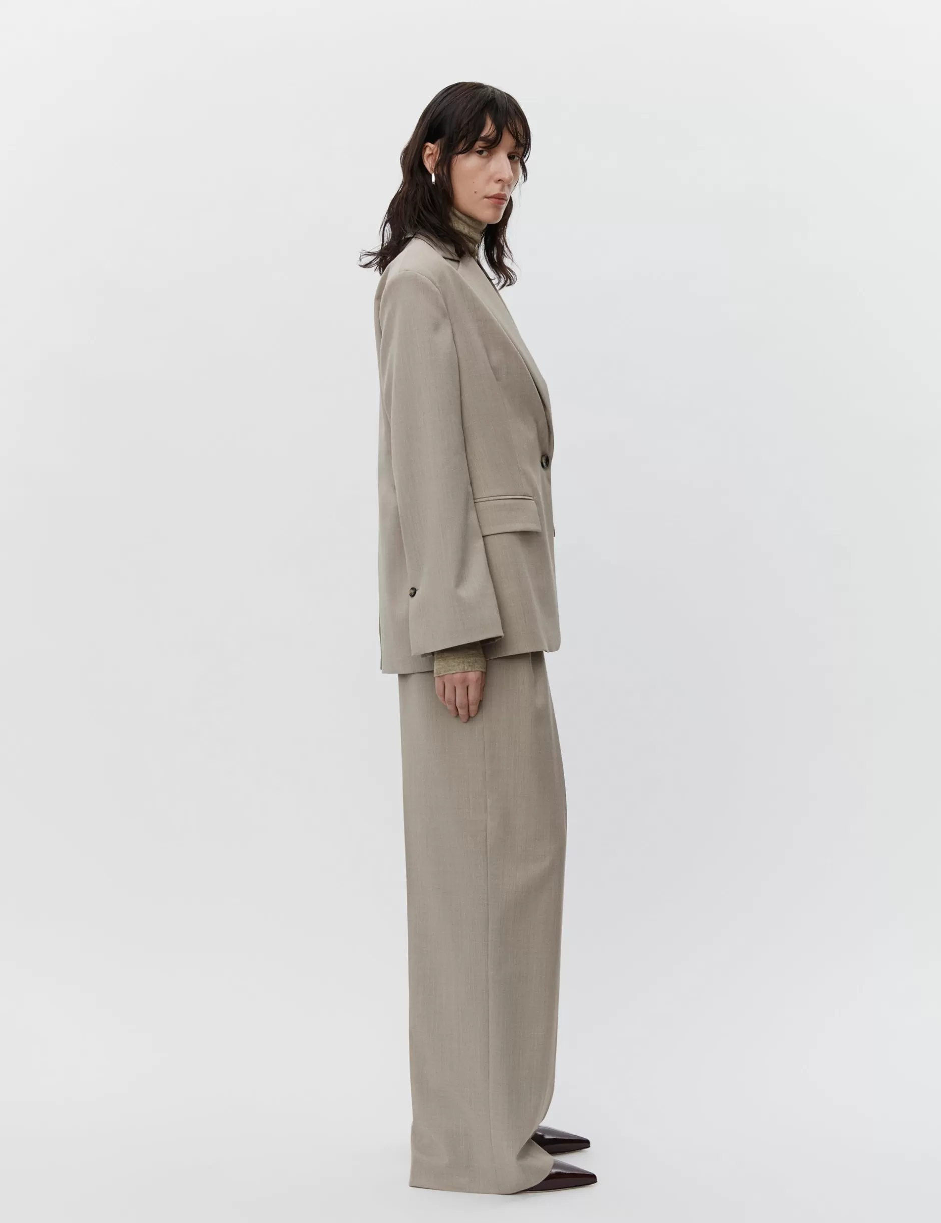 DAY Birger et Mikkelsen Blazere*Ezra - Classic Wool Blend - PETRIFIED OAK MELANGE