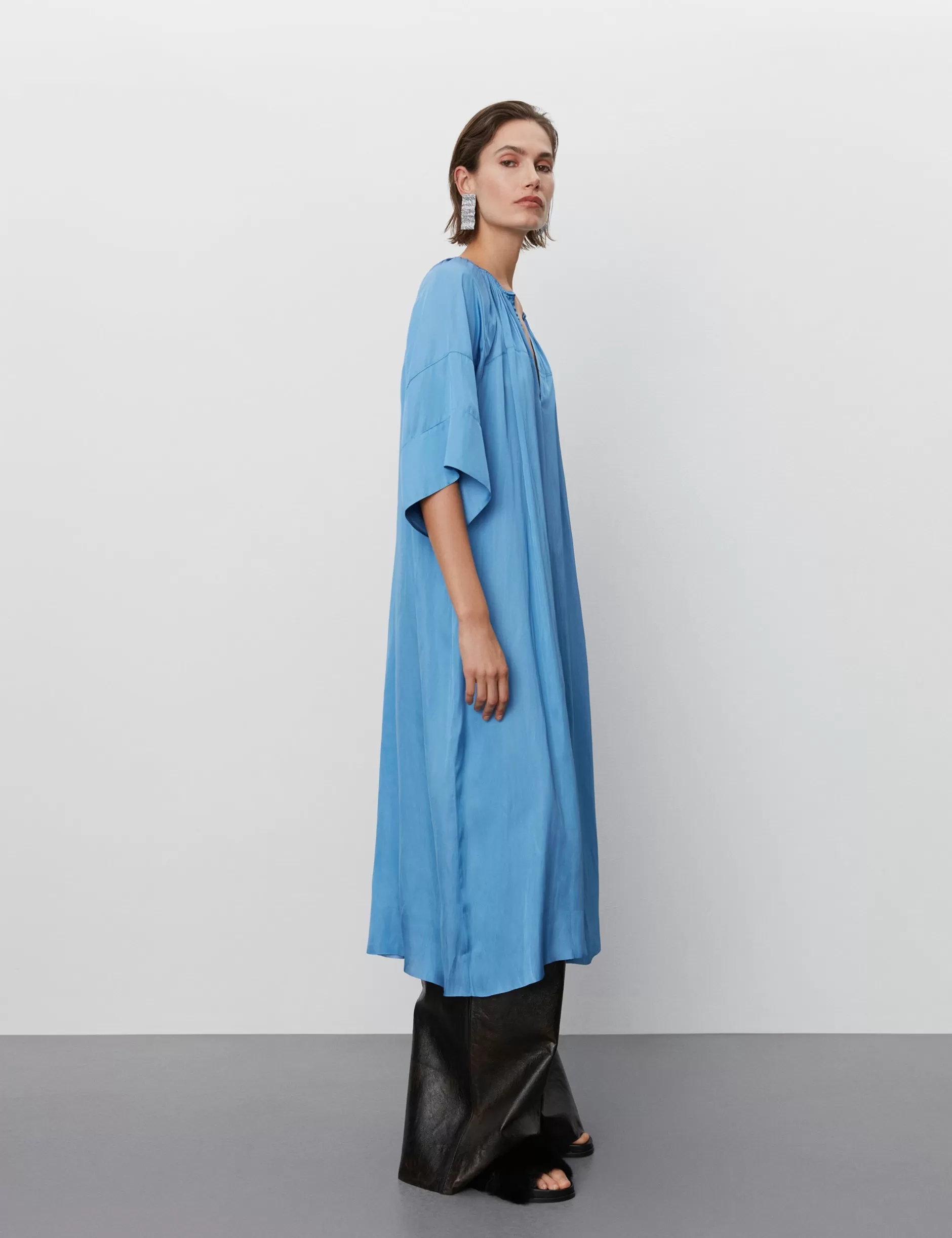 DAY Birger et Mikkelsen Kjoler*Jaden - Modern Drape RD - SILVER LAKE BLUE