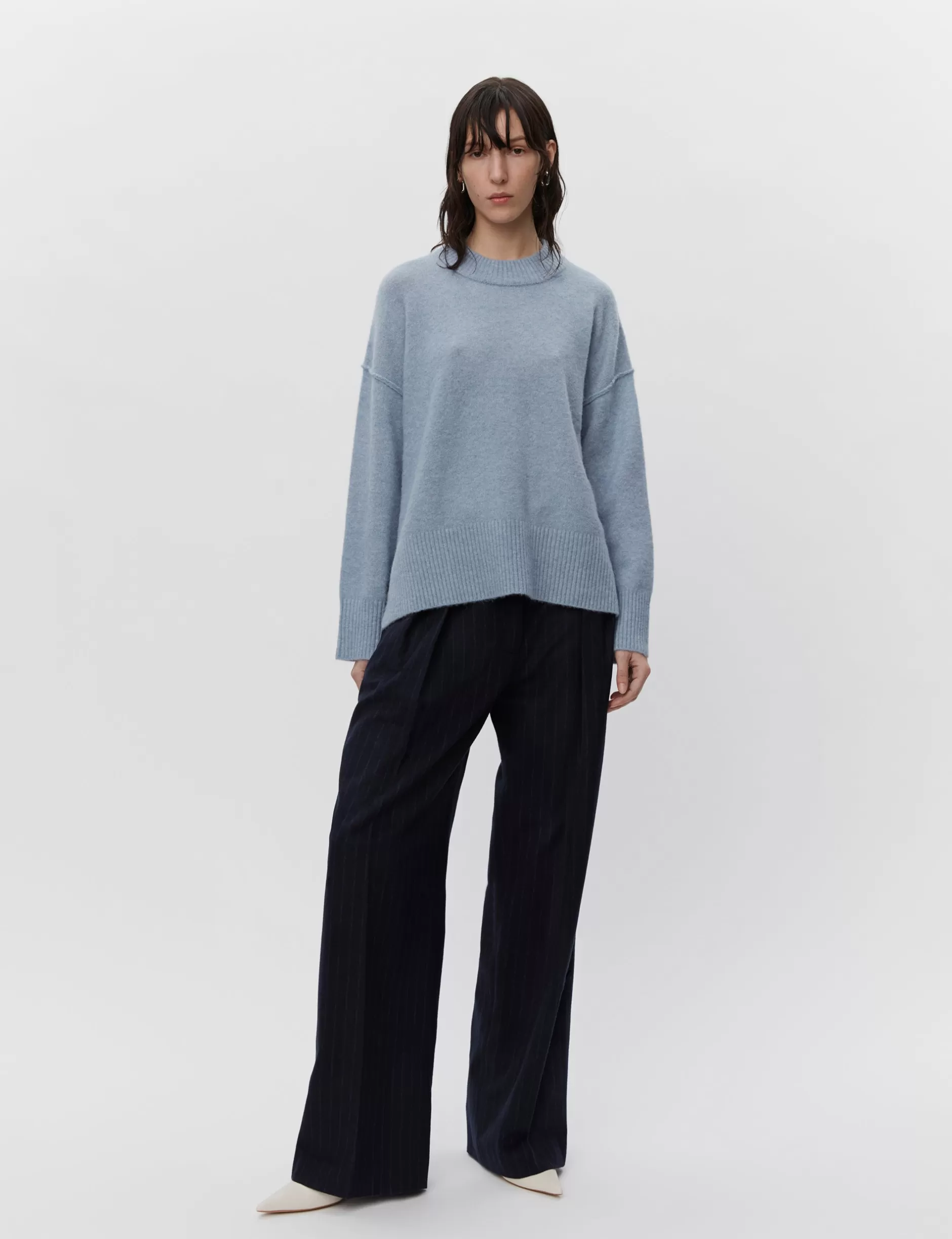 DAY Birger et Mikkelsen Strik*Josie - Cozy Days RD - PIGEON BLUE MELANGE