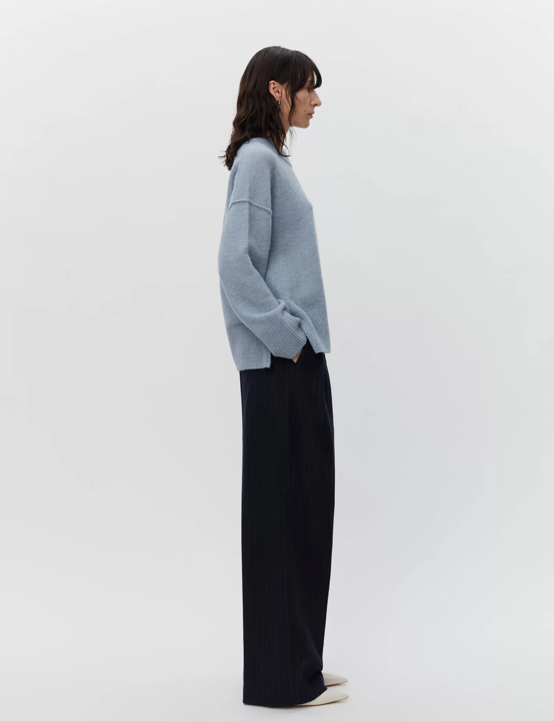 DAY Birger et Mikkelsen Strik*Josie - Cozy Days RD - PIGEON BLUE MELANGE