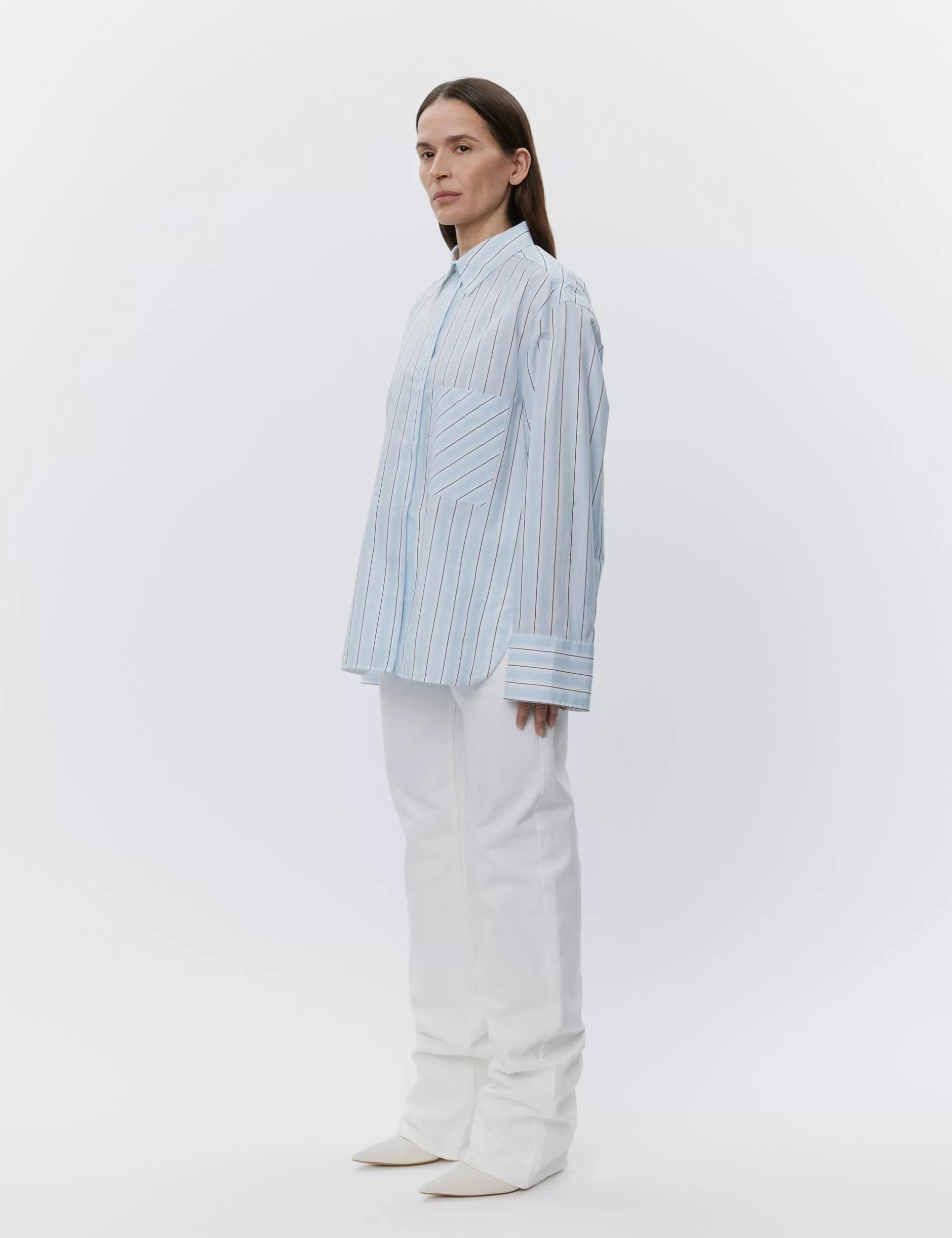 DAY Birger et Mikkelsen Skjorter & Bluser*Mac - Classic Stripe RD - LIGHT BLUE