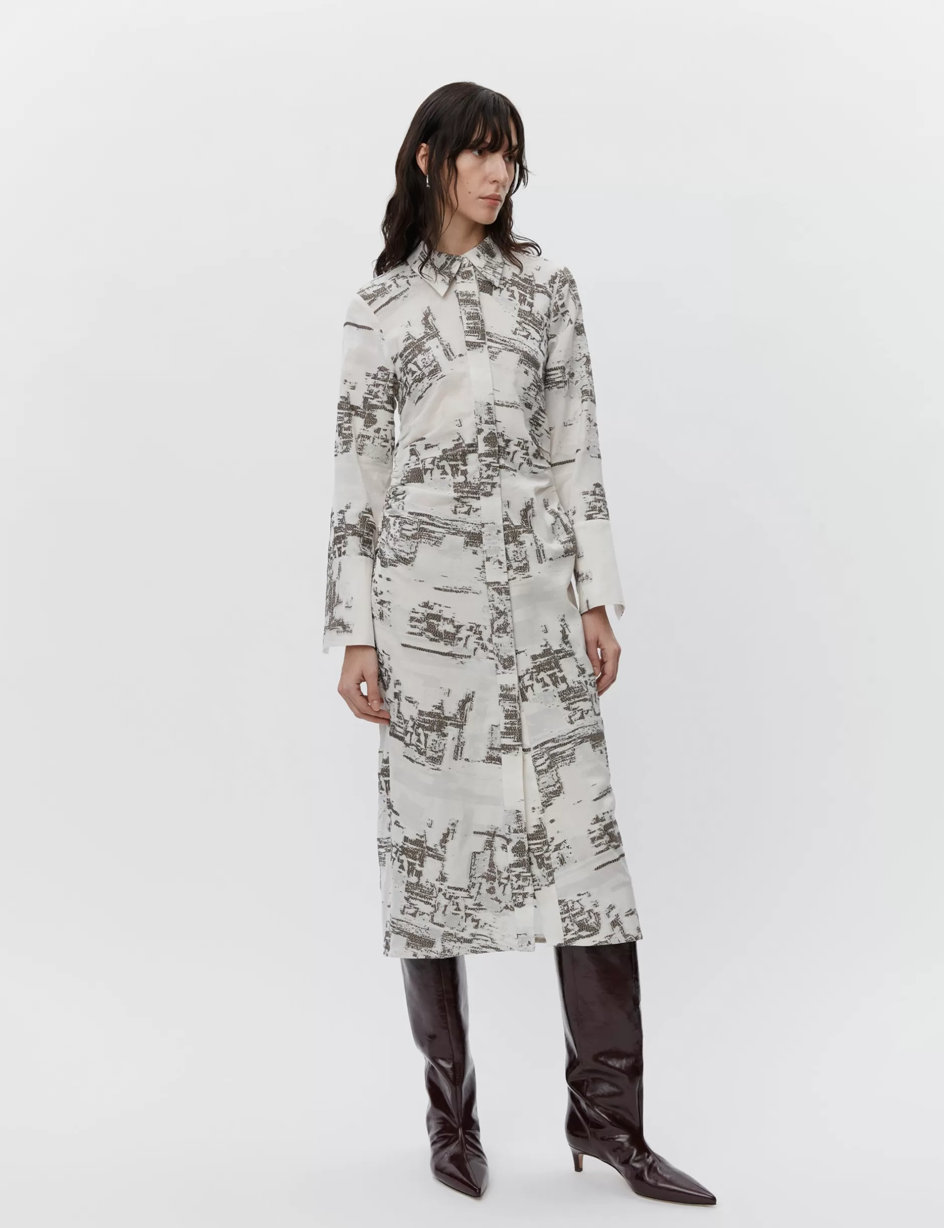 DAY Birger et Mikkelsen Kjoler*Nanna - Tactile Rayon - VANILLA ICE