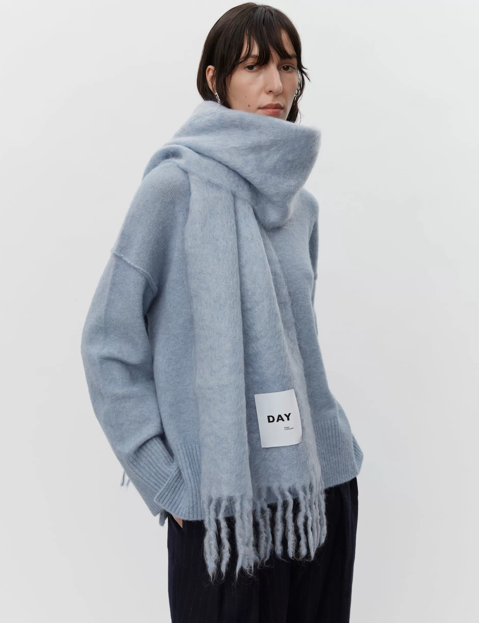DAY Birger et Mikkelsen Sko & Accessories*Regina - Fluffy Days - PIGEON BLUE MELANGE