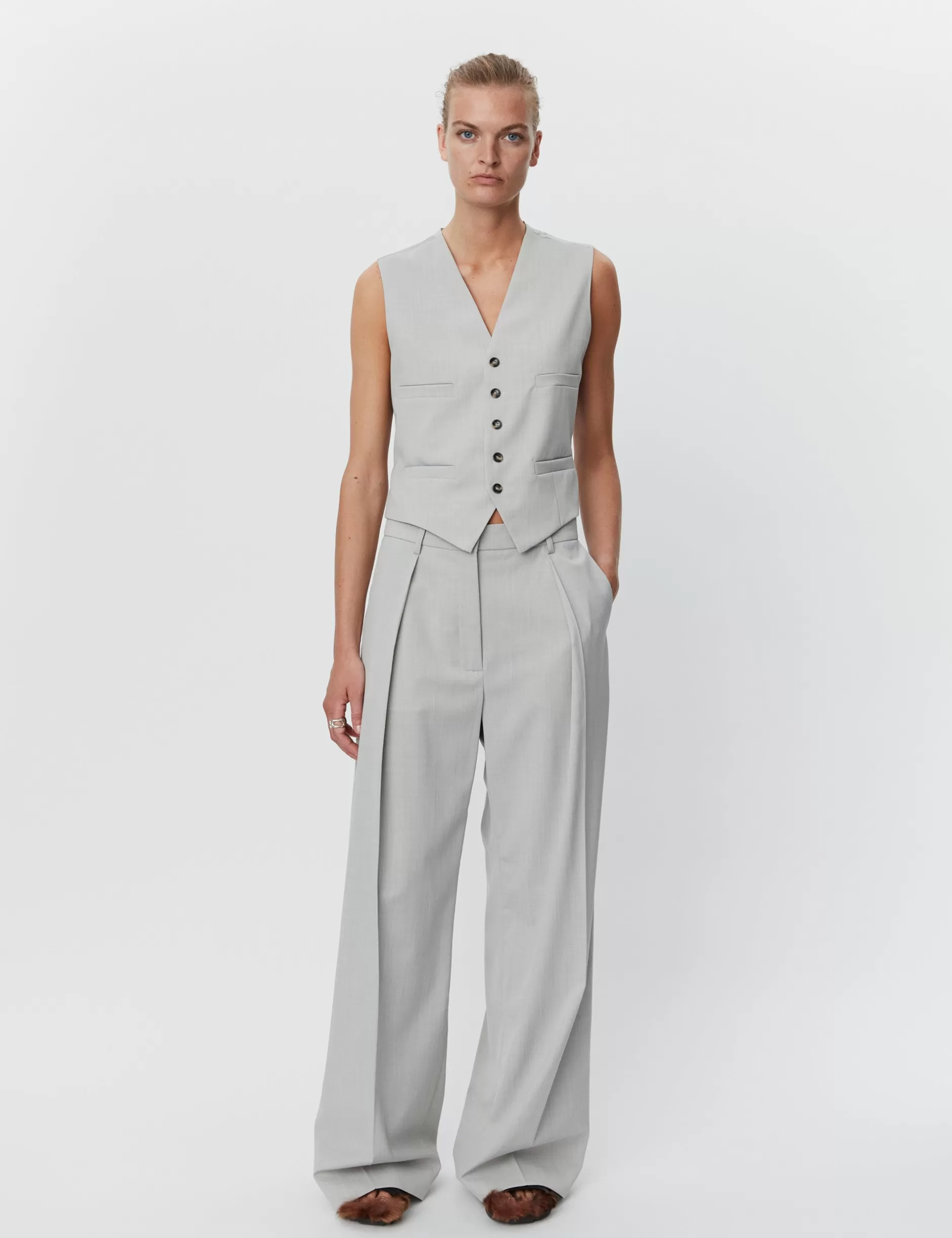 DAY Birger et Mikkelsen Bukser & Shorts*Ricardo - Classic Wool Blend - SMOKE MELANGE