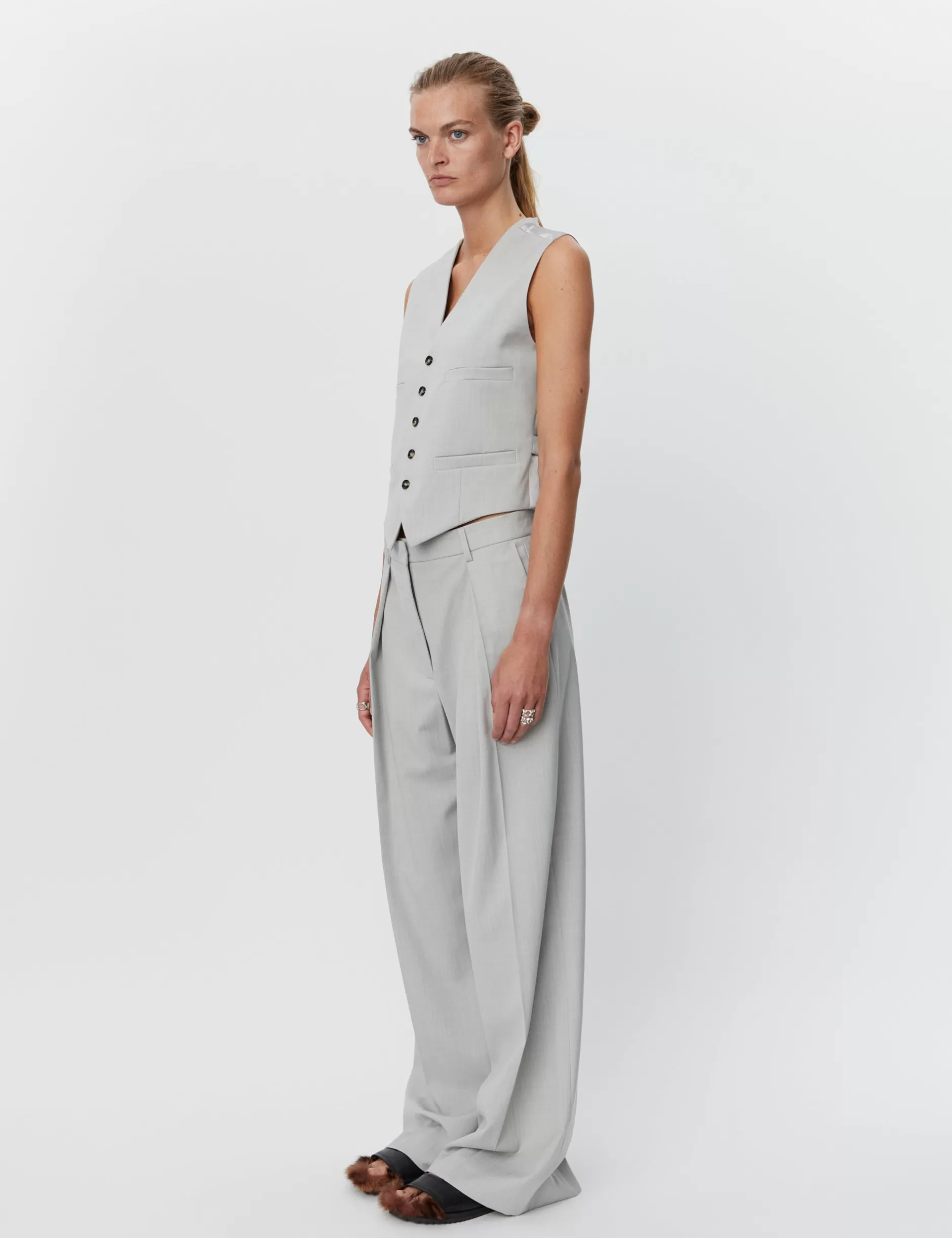DAY Birger et Mikkelsen Bukser & Shorts*Ricardo - Classic Wool Blend - SMOKE MELANGE
