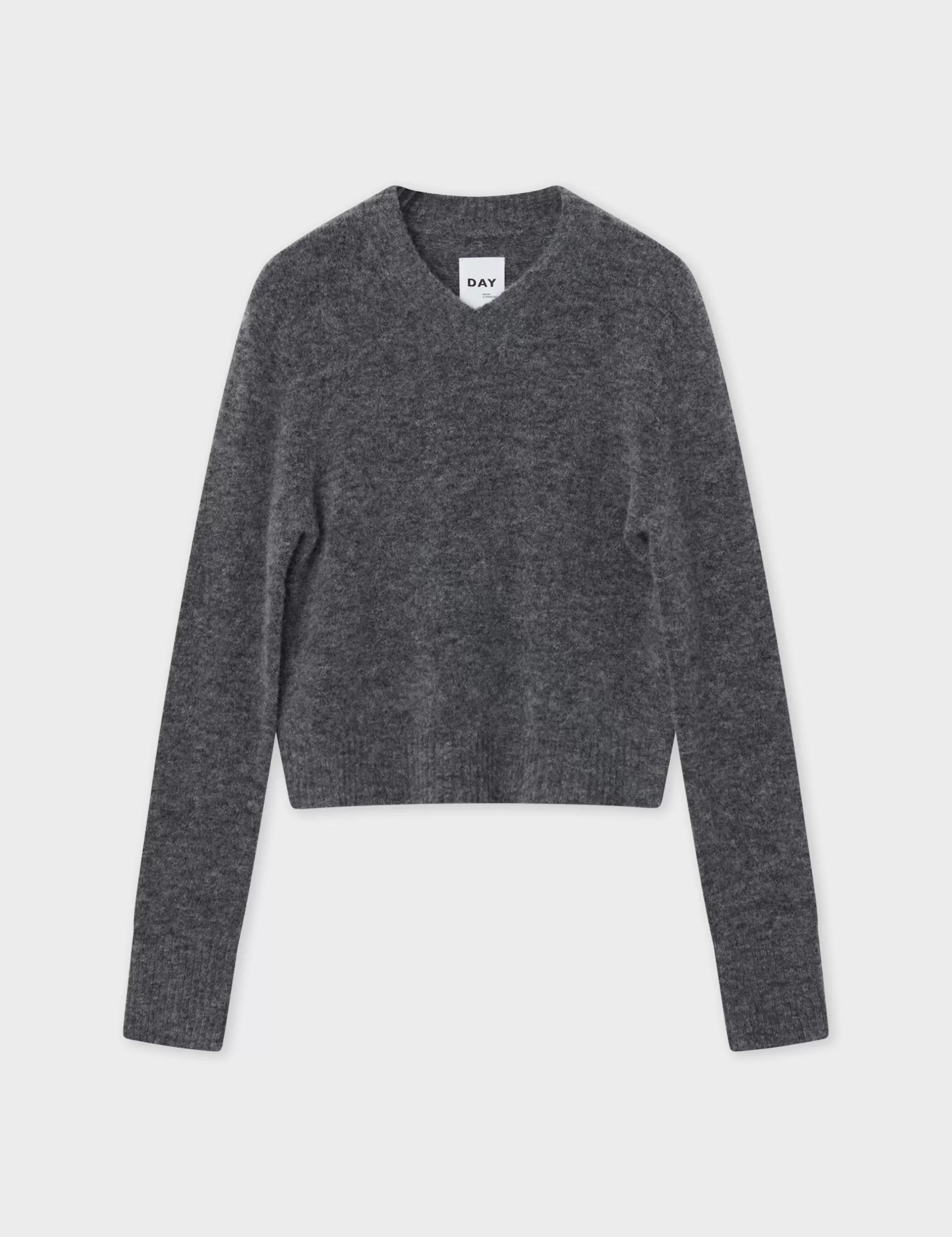 DAY Birger et Mikkelsen Strik*Rosa - Cozy Days RD - MEDIUM GREY MELANGE