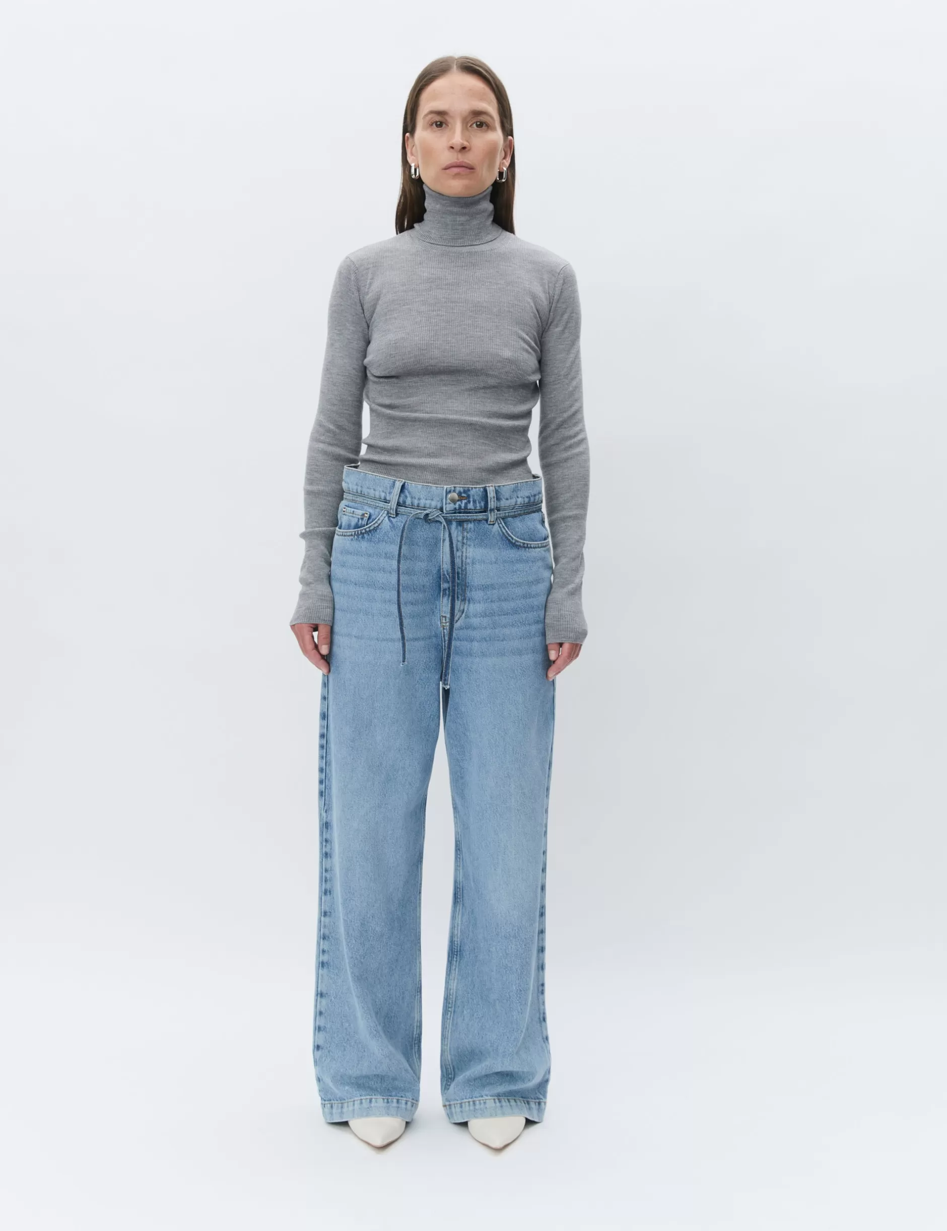 DAY Birger et Mikkelsen Strik*Sierra - Daily Elements - MEDIUM GREY MELANGE